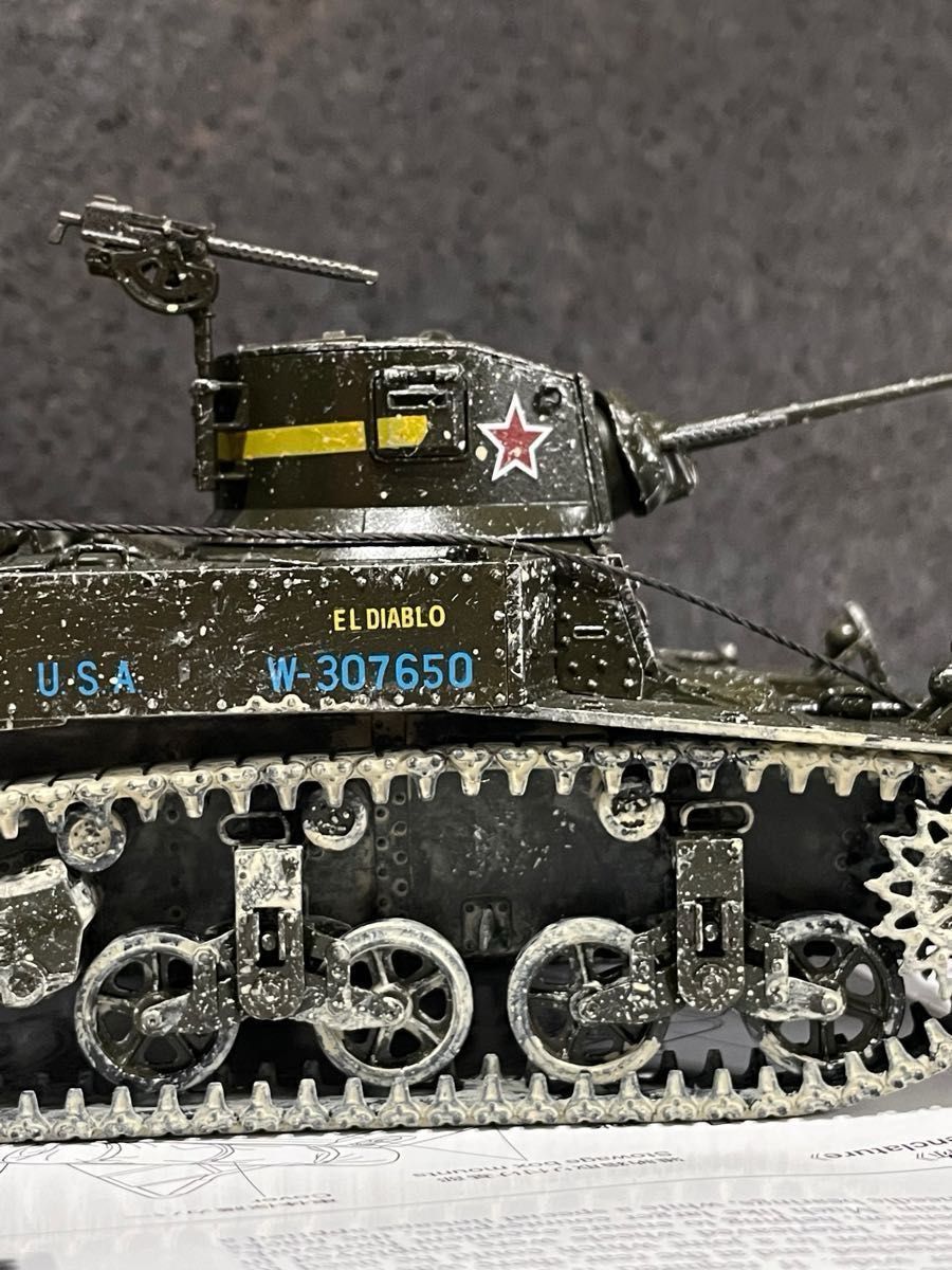 タミヤ プラモデル 1/35 アメリカ軽戦車 M3スチュアート 後期型 組立塗装済み完成品