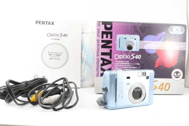5474円 ☆希少品☆ PENTAX OPTIO S40 単三電池式☆元箱付き 5474円 ☆希少品☆ PENTAX OPTIO S40 単三電池式☆元箱付き
