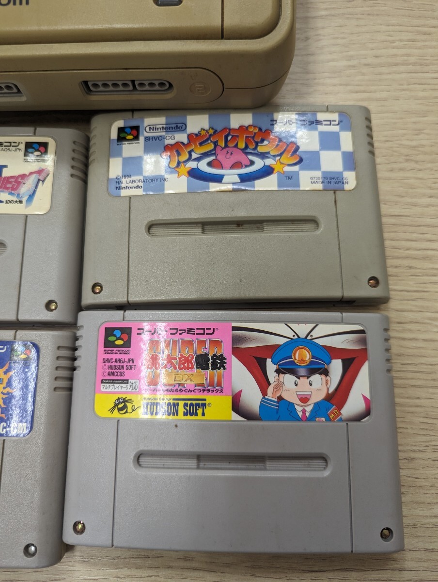  Super Famicom nintendo Nintendo SFC soft complete set game AC adaptor missing junk treatment soft . summarize super ...