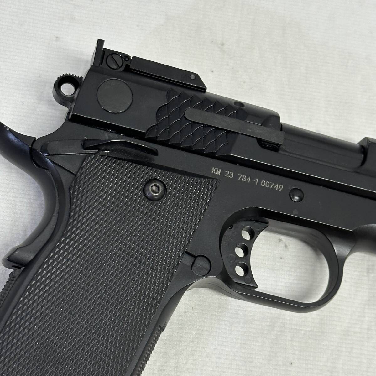 【ジャンク品】 DOUBLE BELL ダブルベル S&W M945 ガスガン ケース付 No.784-1 サバゲー サバイバルゲームの画像4