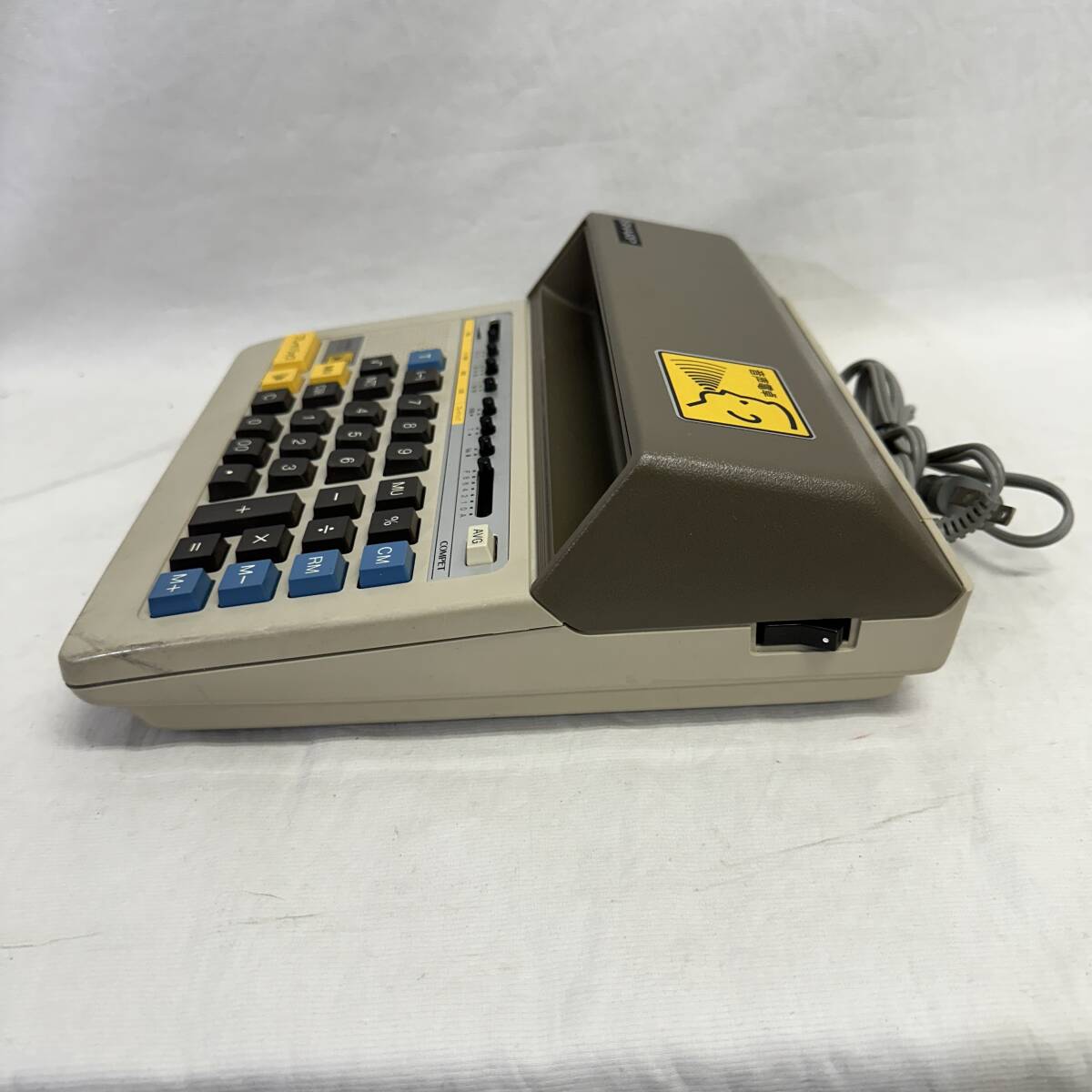 [ operation verification OK] SHARP sharp sound calculator CS-6500 Showa Retro calculator 