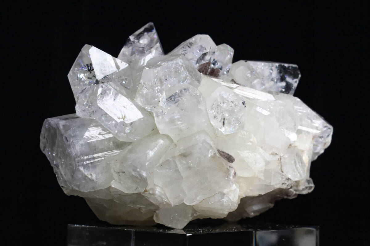 ダイヤモンド アポフィライト きらきらクラスター224g 「ストレス緩和!?」天然石 結晶 鉱物 標本 コレクション｜インド ナーシク産の画像4