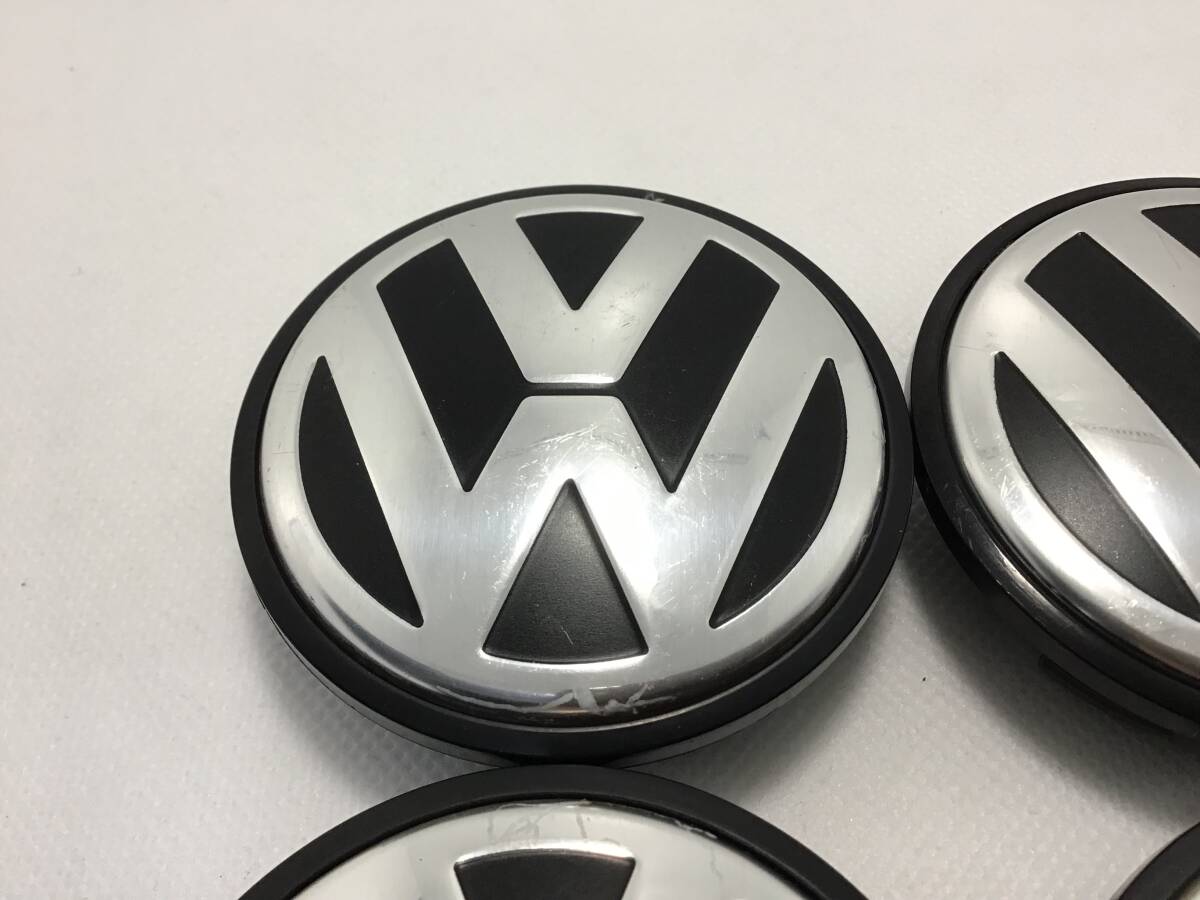 321】 即決 VW フォルクスワーゲン 純正 ホイール センターキャップ 4個 ホイールキャップの画像2