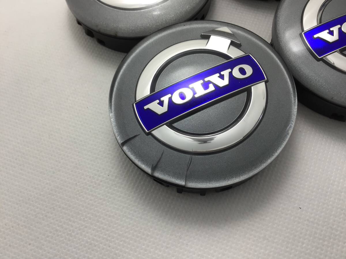 353】 即決 VOLVO ボルボ 純正 ホイール センターキャップ 4個 ホイールキャップ 64mm グレー 30666913_画像5