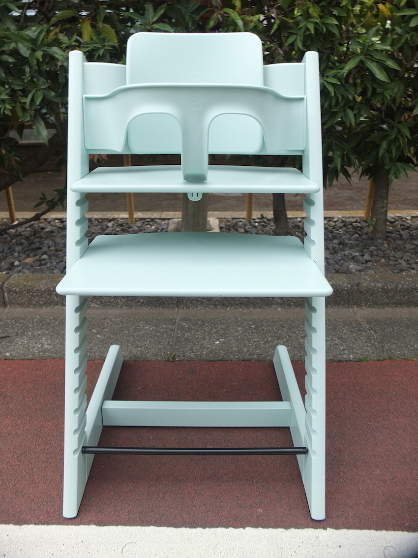 STOKKE Tripp Trapp Chair ストッケ トリップトラップ ベビーセット付き ソフトミントチャイルドチェア 高さ調整チェア ベビーチェア_画像2