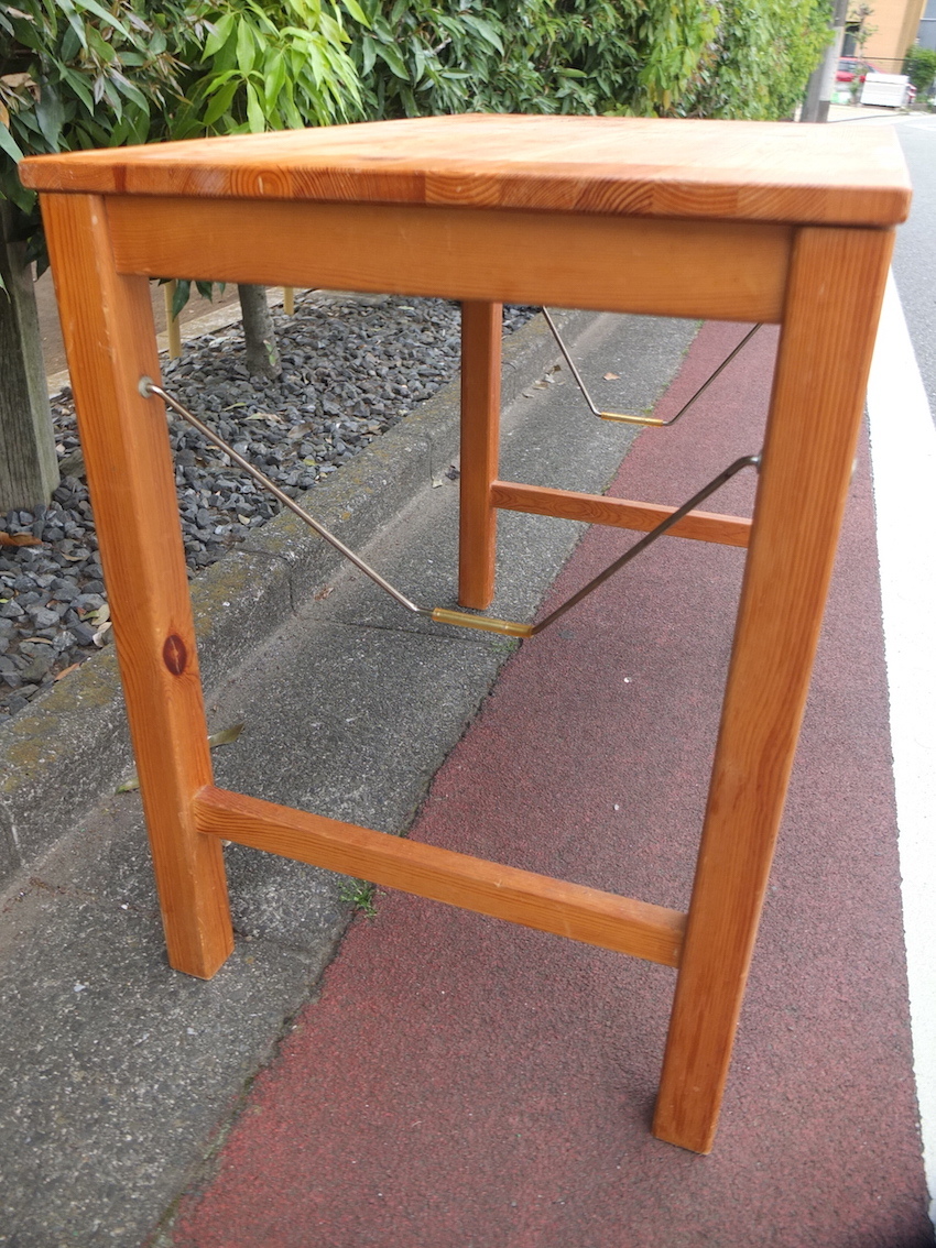  старый модель MUJI Muji Ryohin сосна материал складной стол складной складной стол из дерева хорошая вещь план * прямой получение возможность товар 