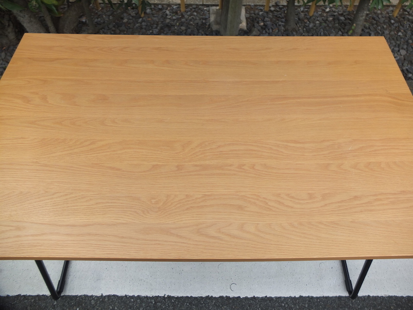 2019年製 無印良品 MUJI 折りたたみテーブル オーク材 W120cm ワークテーブル ダイニングテーブル 作業台 ※直接引き取り可能商品の画像3