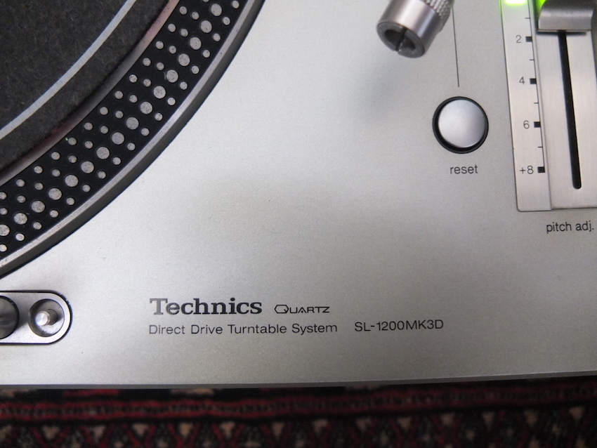 Technics SL-1200MK3D Tern Table Silver テクニクス ターンテーブル レコードプレイヤー オーディオ 音響 機器 DJ機材の画像10