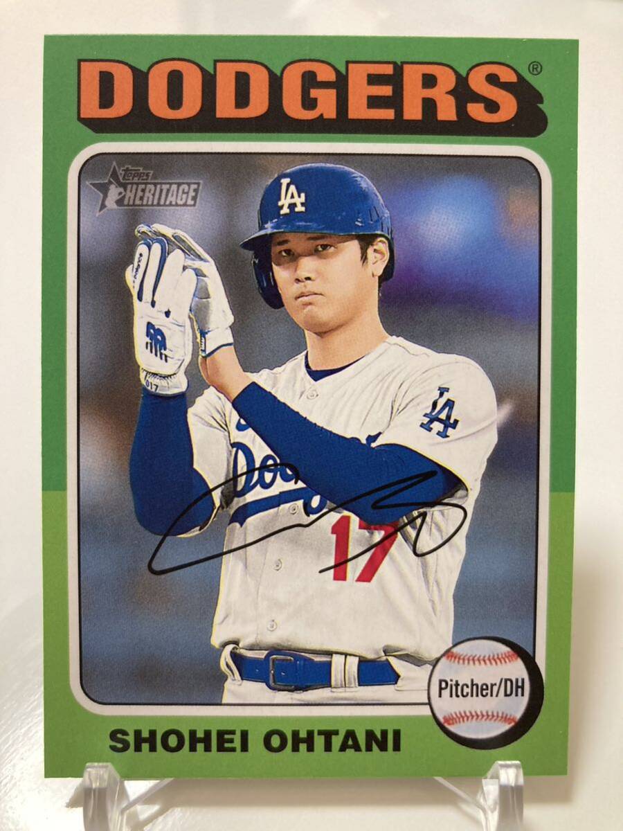 SP Shohei Ohtani 2024 Topps Heritage #371 Color Swap Variation SP MLB Baseball 大谷翔平 Dodgers ドジャースの画像1