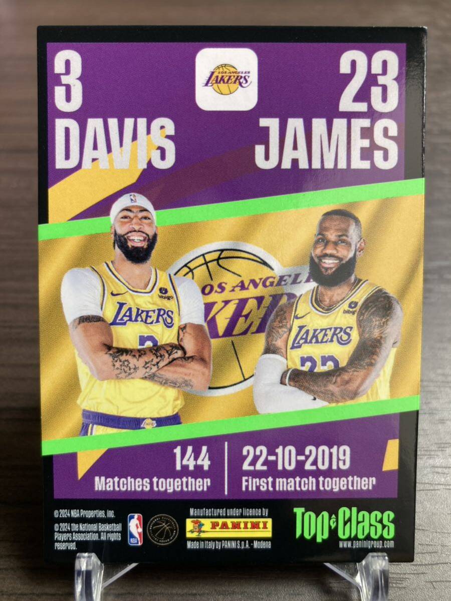 Davis/James 2023-24 Panini Top Class Synergy Lakers NBA Basketballの画像2