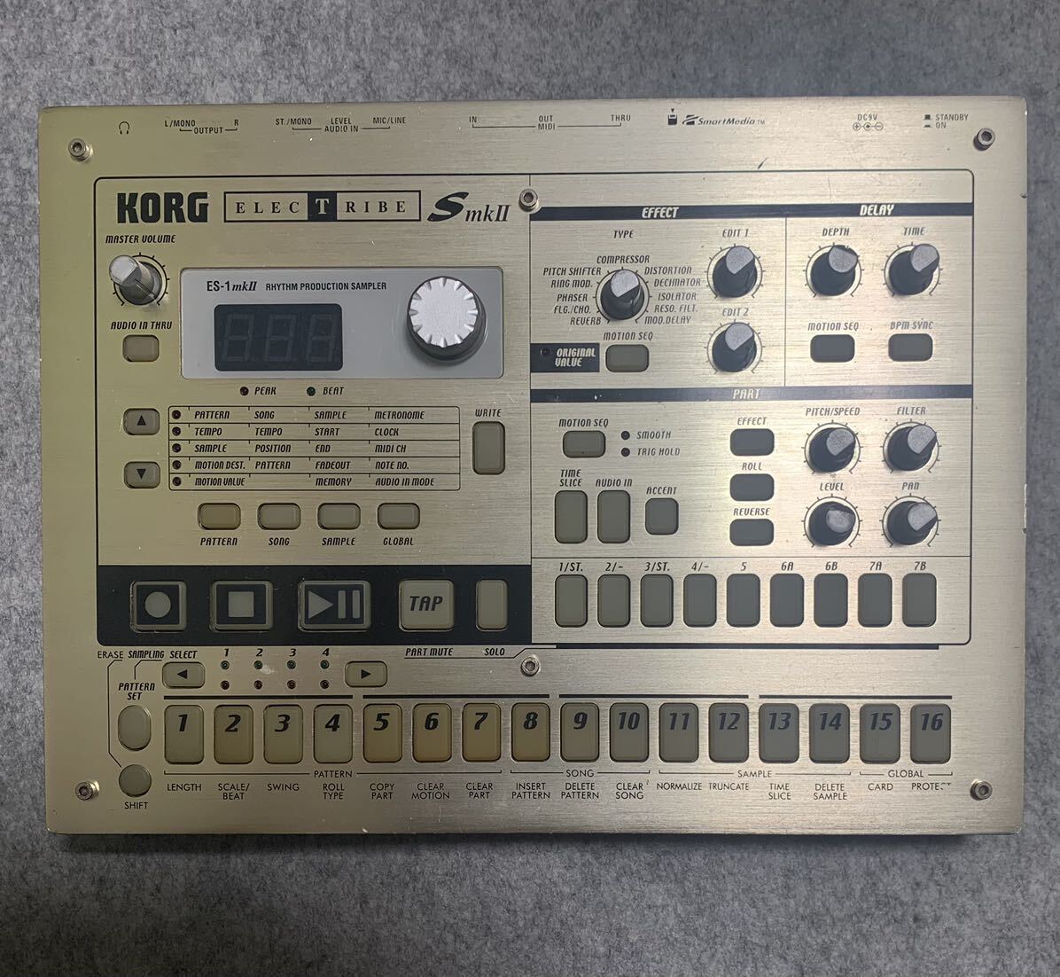 【JUNK】KORG ELECTRIBE ES-1？MK2 MK II Rhythm Synthesizer コルグ サンプラー リズムマシン アナログ シンセサイザーの画像1