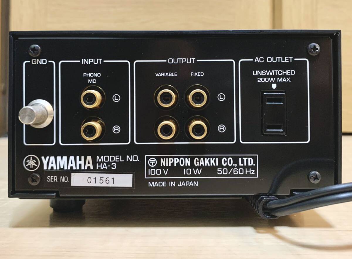 YAMAHA ヤマハ HA-3 フォノイコライザーアンプ 現状品 オーディオアクセサリー 音響機器