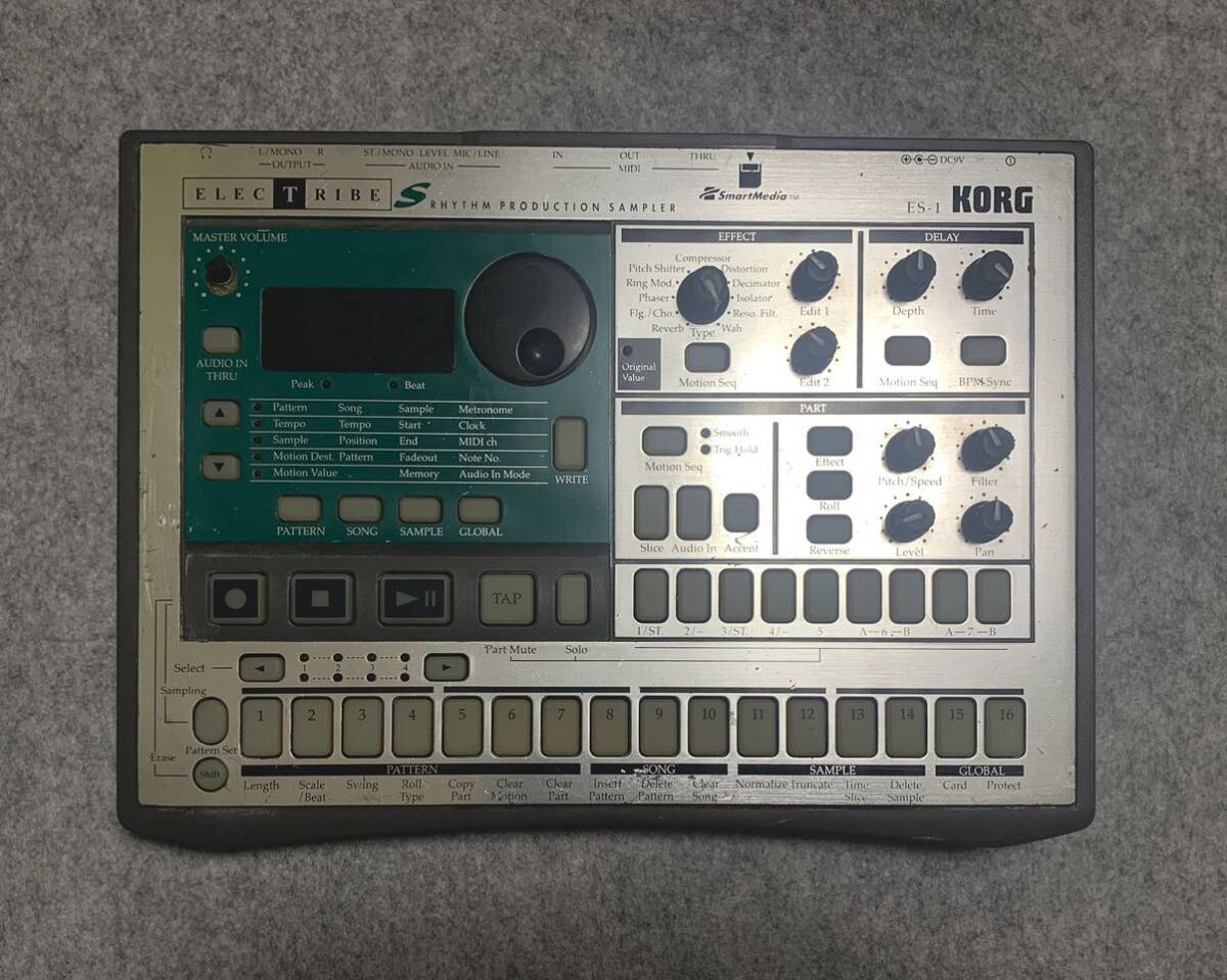 【JUNK】KORG ELECTRIBE ES-1 Rhythm Synthesizer コルグ サンプラー リズムマシン アナログ シンセサイザーの画像1