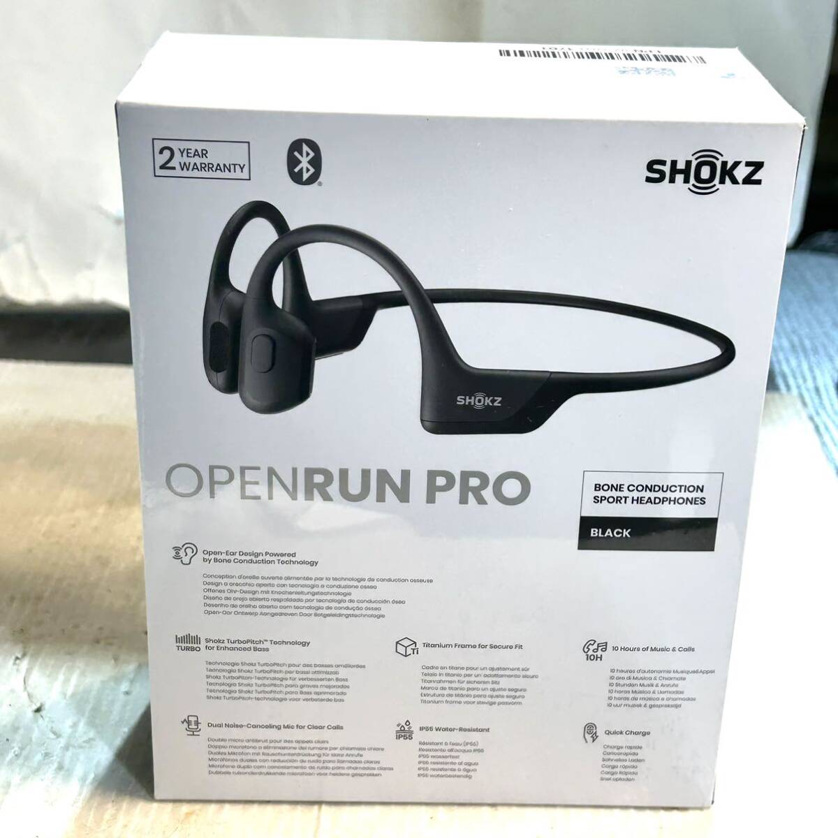 【未開封】SHOKZ OPENRUN PRO 骨伝導イヤホン (B3707)_画像3