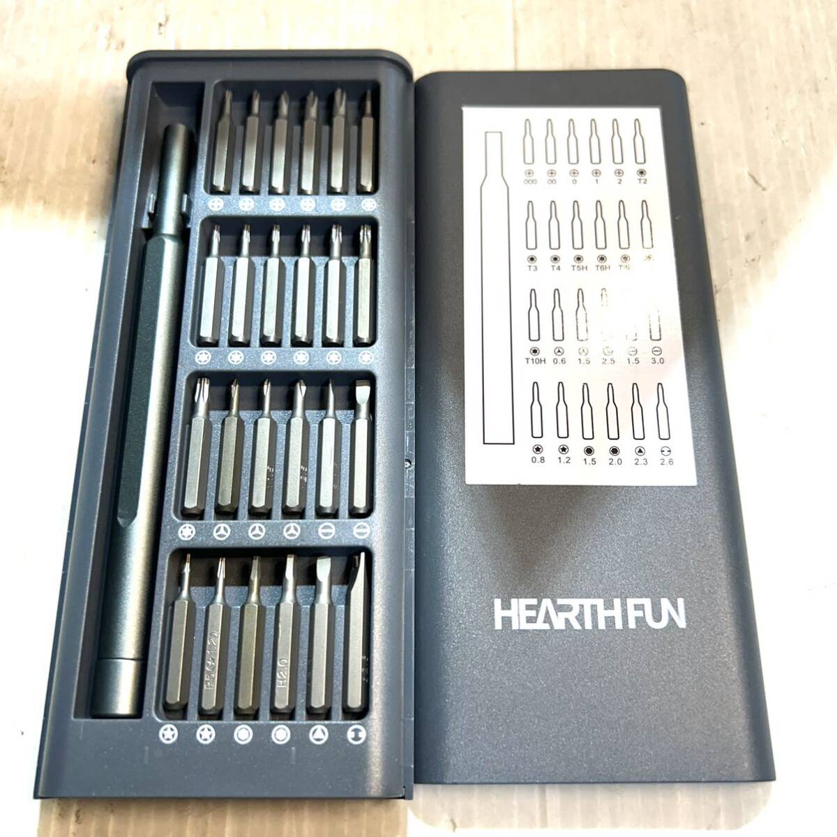 【美品】HEARTHFUN 精密ドライバーセット(B3752)の画像1