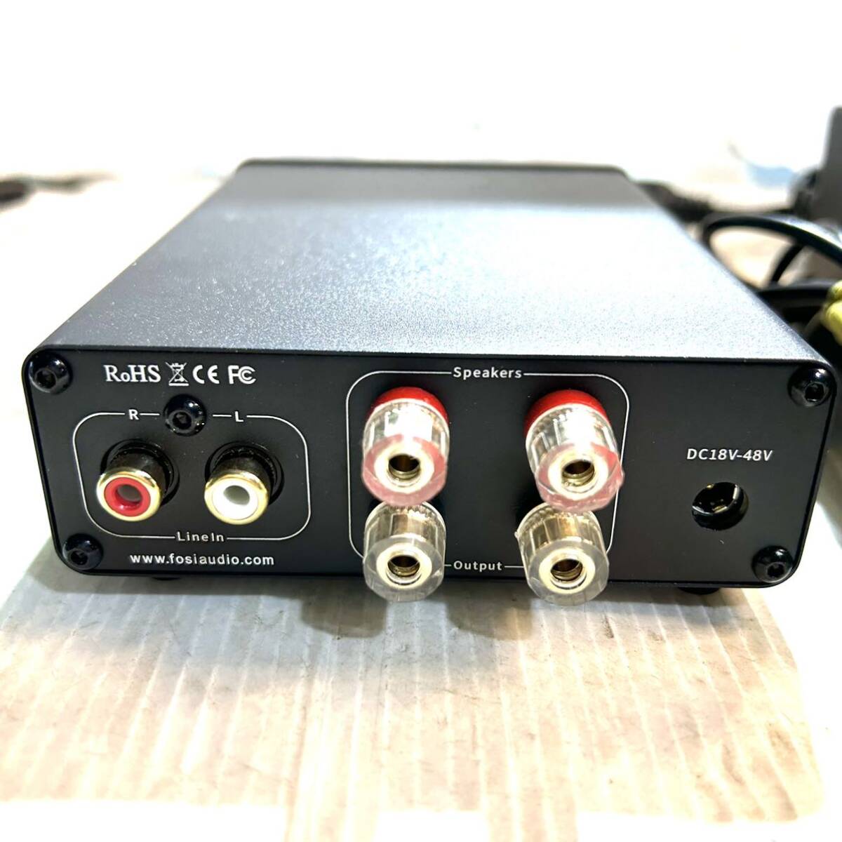 Fosi Audio TB10D デジタルアンプ HiFi ステレオ 通電確認済み (B3765)_画像3