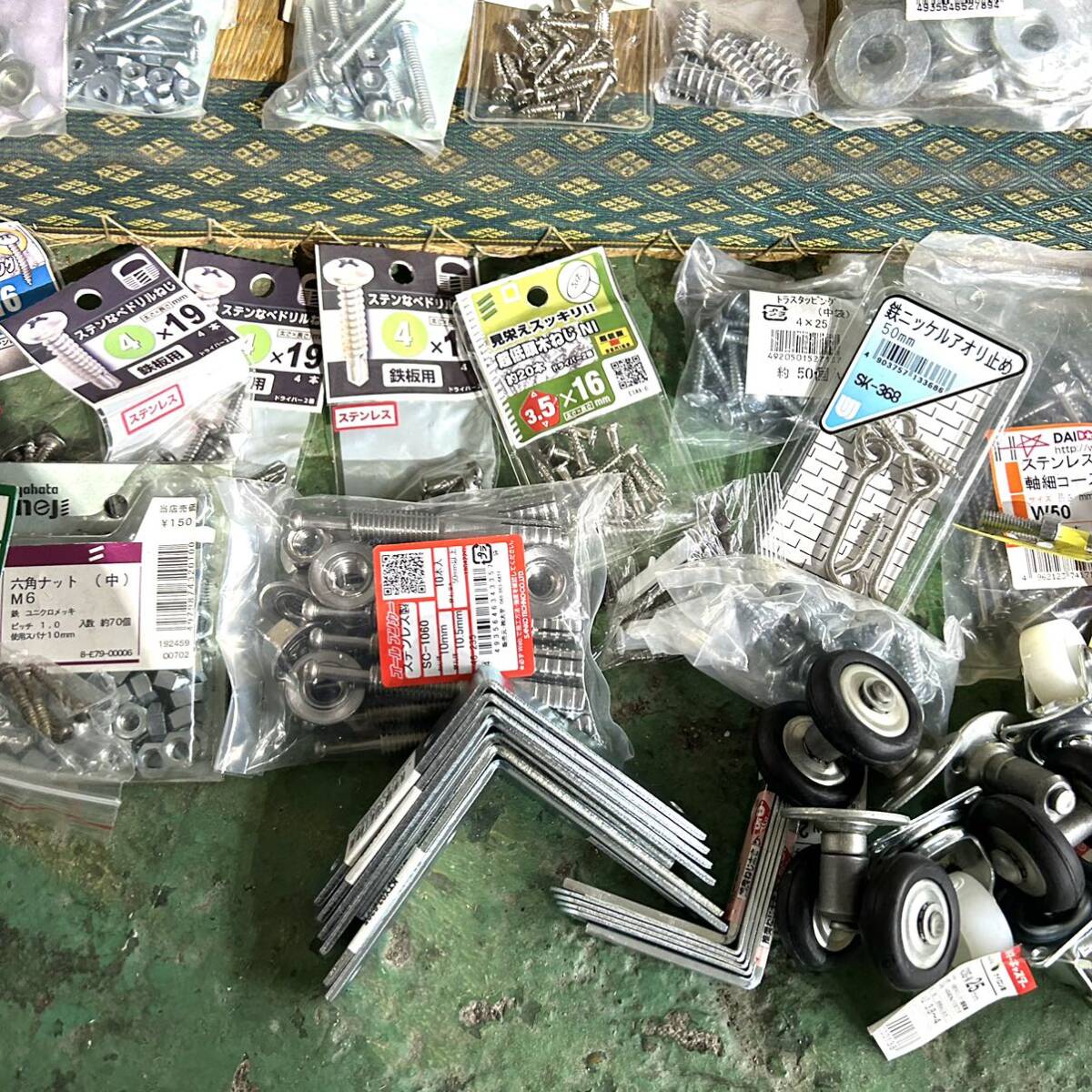 [1 jpy start ] unopened great number bolt screw washer spacer caster large amount summarize not yet inspection goods (B3870)