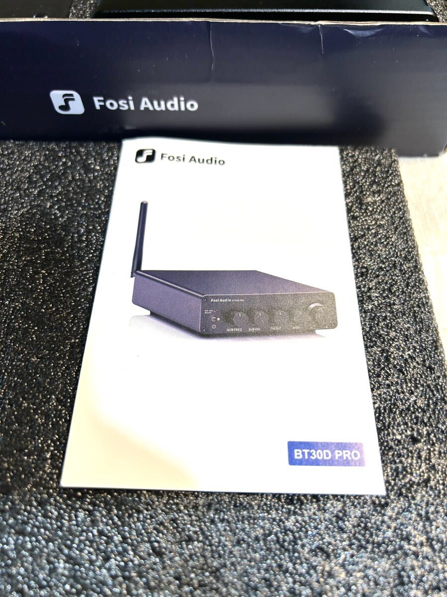 小型アンプ Fosi Audio BT30D PRO 美品 動作未確認 (B3728)の画像4