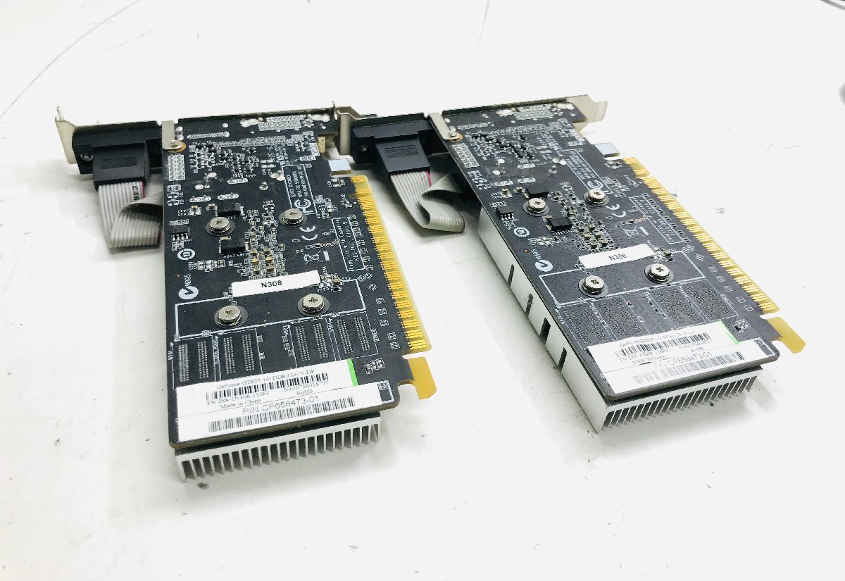 中古動作品２枚セット GeForce GT635 1G DDR3 DVI/VGA/DP グラフィックボード/ビデオカードの画像2