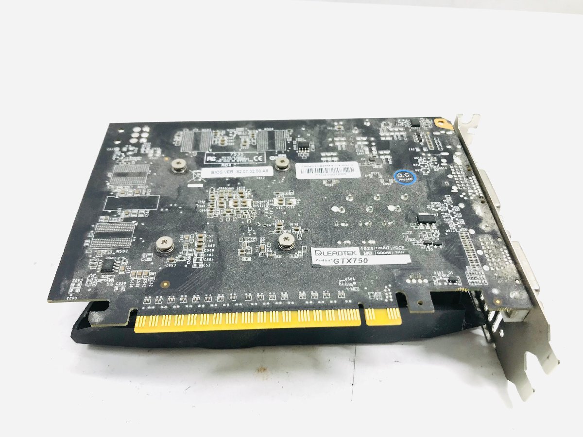 中古動作品  LEADTEK GTX750 128BIT 1024MB DDR5 グラフィックボード PCI-Expressの画像2