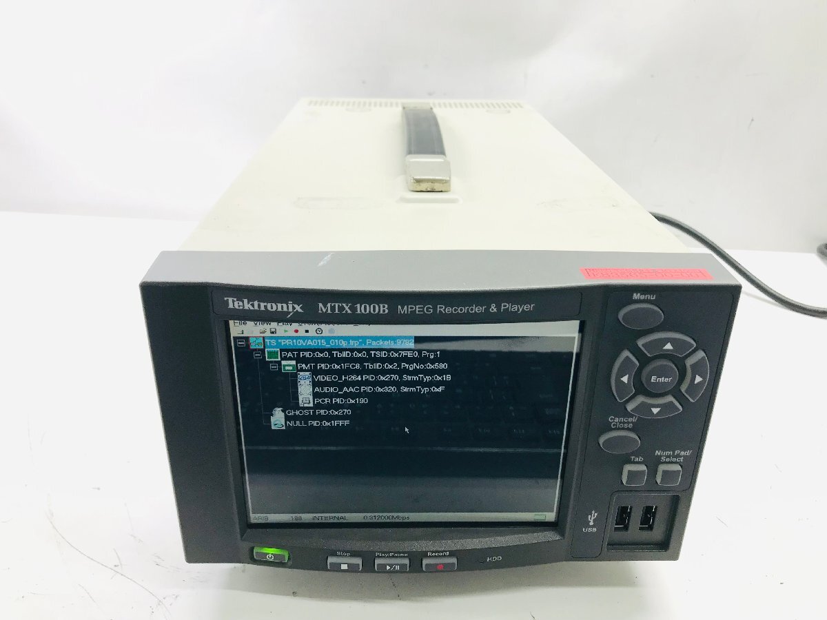 Tektronix MTX100B MPEG Recorder&Playerの画像1