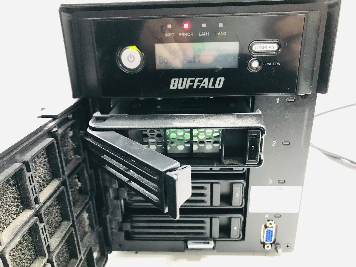 BUFFALO TeraStation バッファロー WS5400D0804WR2 NAS ネットワーク ( 鍵・HDD無し ケースのみ)の画像2