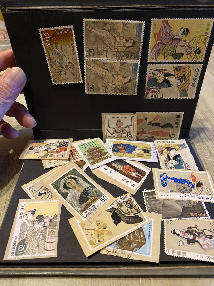 切手 使用済み切手 コレクション 見返り美人他 まとめ 古い切手の画像9