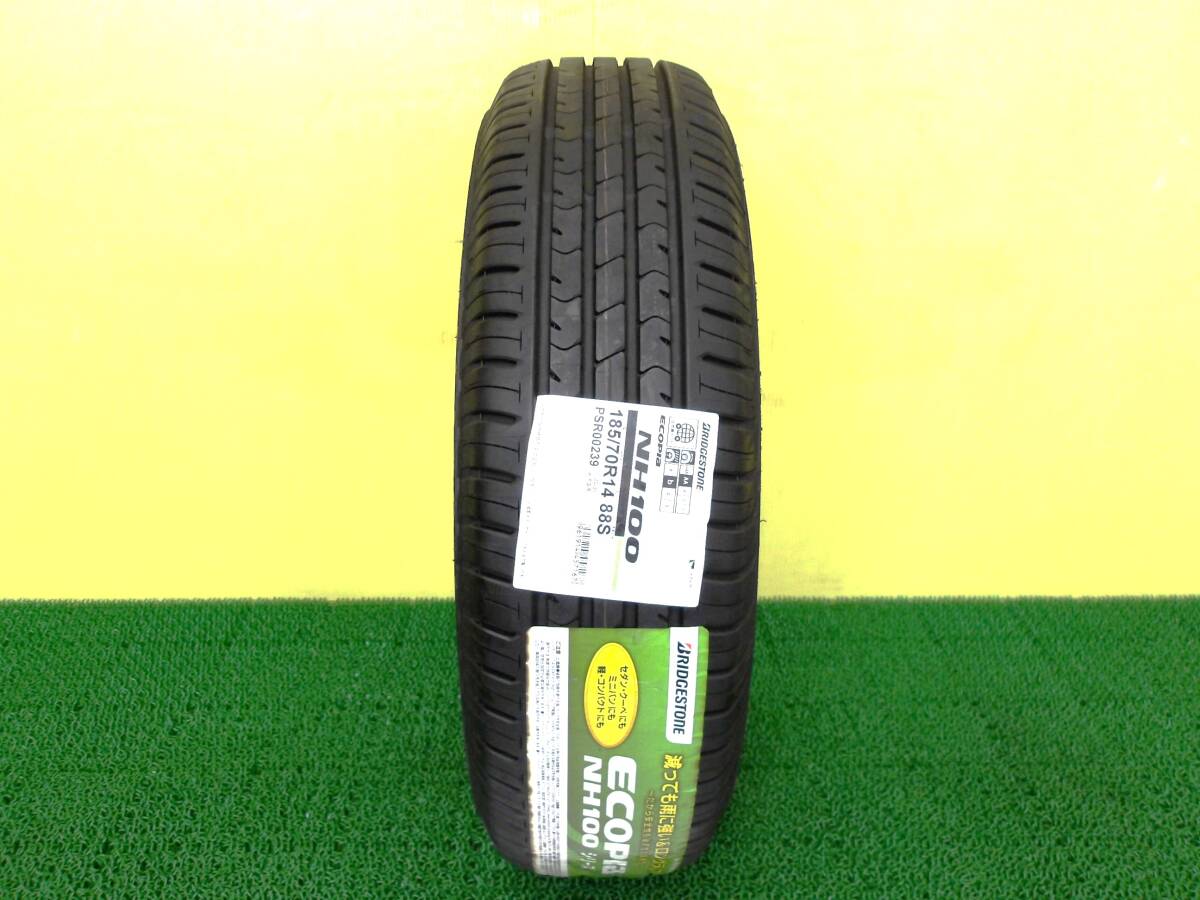 11847 新品 1本 185/70R14 88S ブリヂストン エコピア ECOPIA NH100 在庫処分 アウトレット BS 185 70 14 185-70-14 185/70/14_画像1