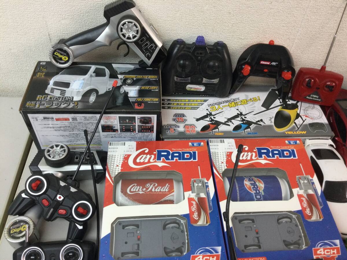 ★ のりもの 玩具 まとめ ラジコン R/C RC ラジオコントロール 他 セット / Can RADI フェラーリ ヘリコプター 軽トラック Jeep 等 の画像2