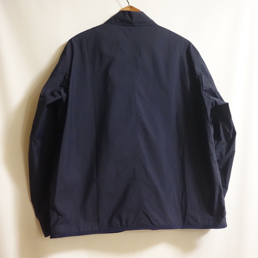 【DANTON ナイロンタッサー ジャケット DT-A0276 NTU S】NAVY ネイビー ダントン ナイロンタフタ フレンチ ワーク ジャケット_画像3