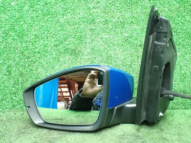 VW Polo DBA-6RCBZ left side mirror LD5E 6R2857501AS