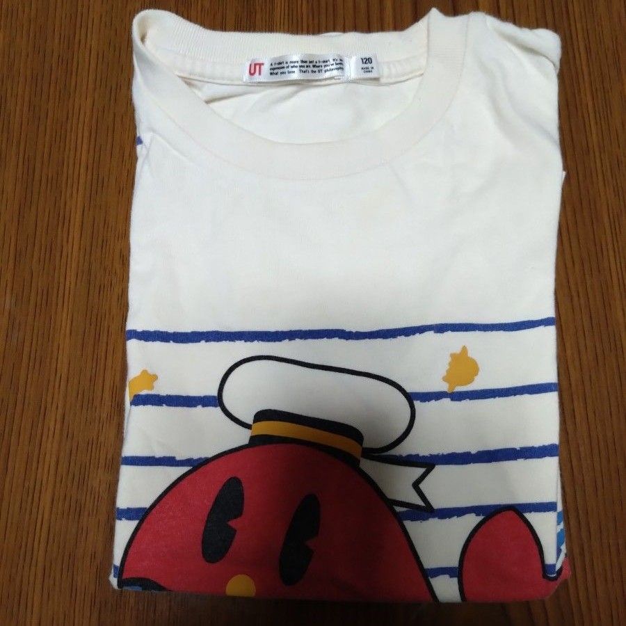 半袖 Tシャツ ストライプ 120サイズ3枚まとめて