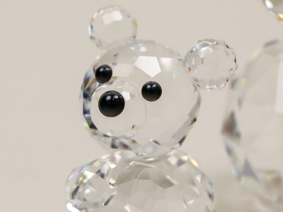 nQTA SWAROVSKI スワロフスキー クマ親子 置物 クリスタル_画像6