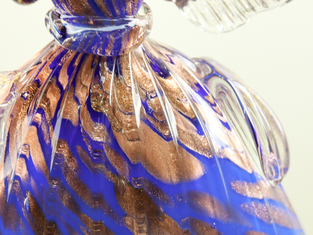 nQUD ベネチアンガラス ムラノ Murano Glass 貴婦人 29cm ダンスドール フィギュリン 置物_画像9