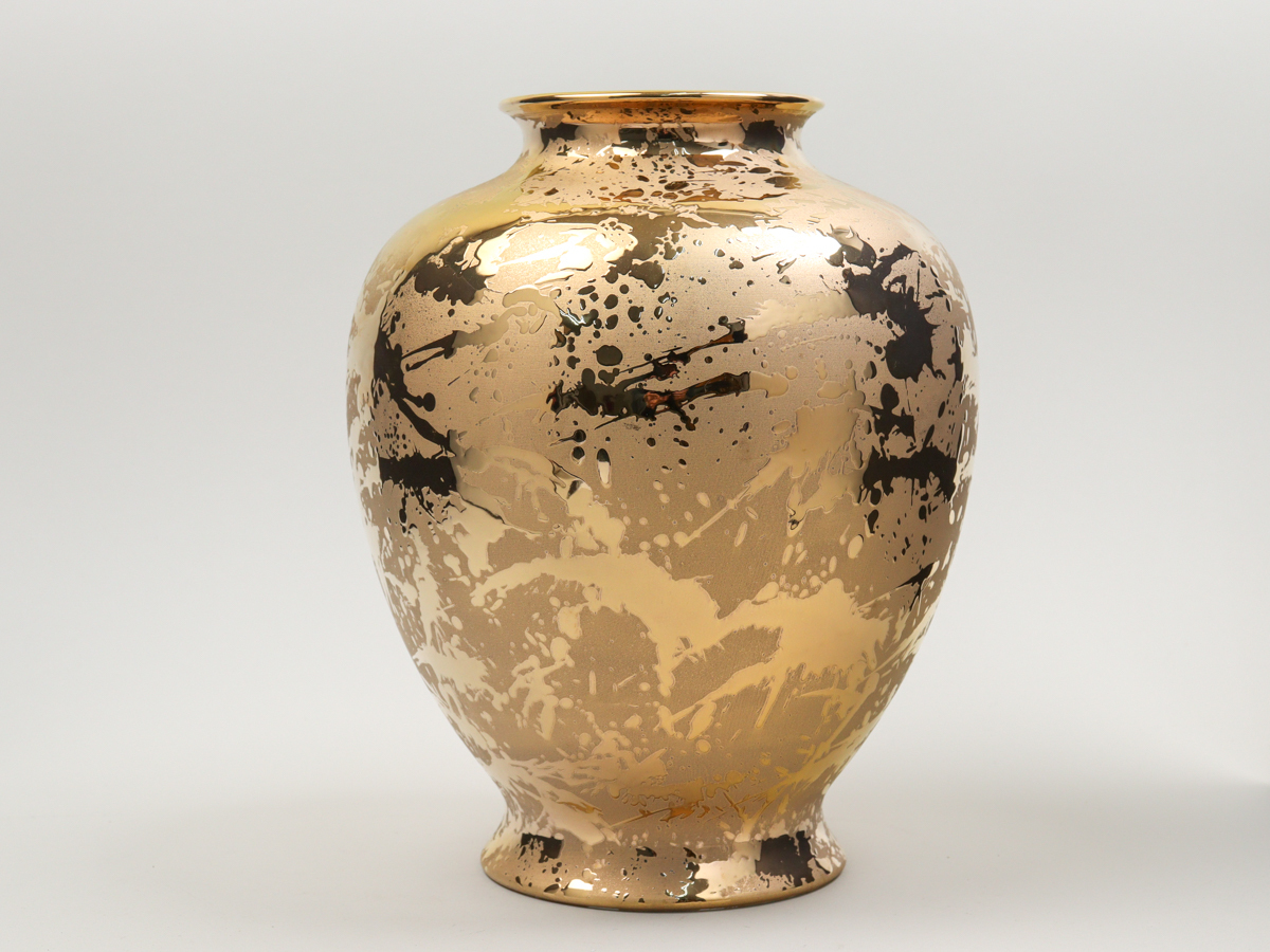 NRA8 NARUMI ナルミ 金彩 花瓶 飾り壷 美品の画像1