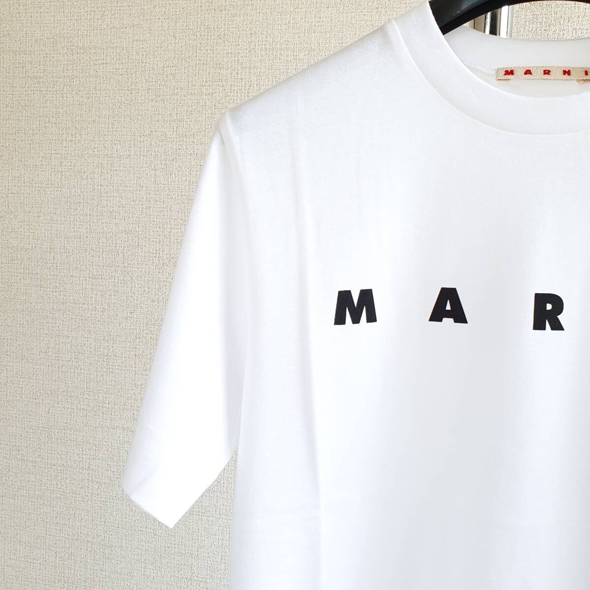 【新品・未使用】MARNI KIDS ロゴプリントコットンTシャツ ホワイト 10Y M002MVM00HZ_画像2