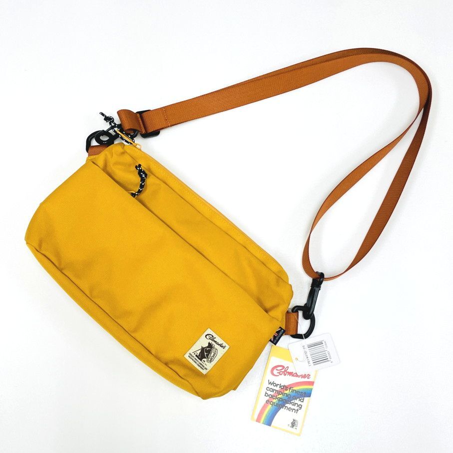  unused goods Cobmaster yellow shoulder bag tag lady's men's casual outdoor camp fes travel leisure kob master 