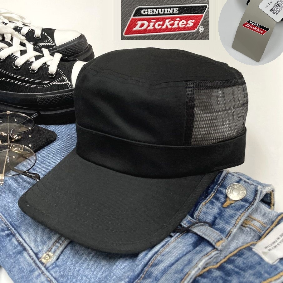 未使用品 Dickies ブラック ワークメッシュキャップ メンズレディース カジュアル アウトドアキャンプ ゴルフ タグ 通勤 ロゴ ディッキーズ_画像1