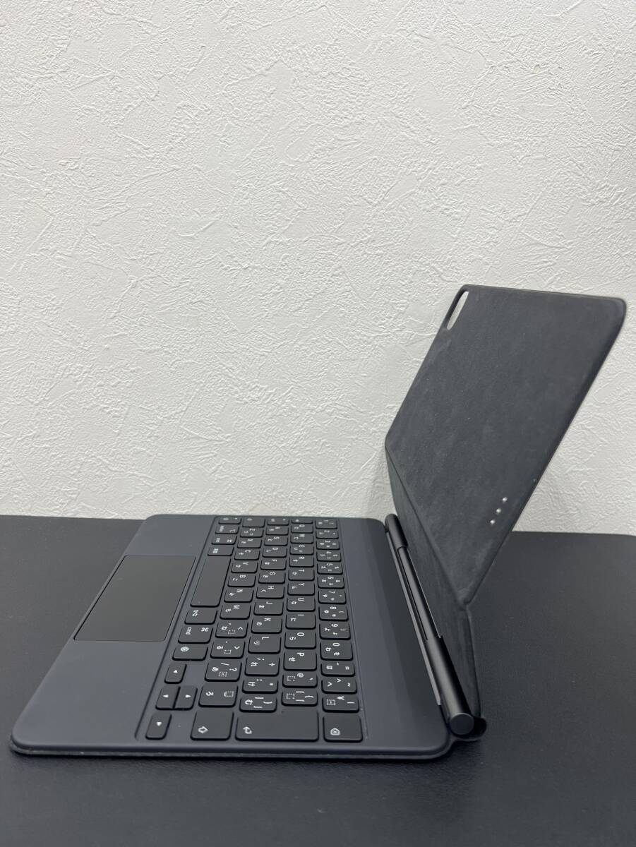 【中古】Apple iPad Magic keyboard Black A2261 (iPadAir第4世代/11インチiPadPro第1,2世代) Apple Pencil2付き【1円スタート】