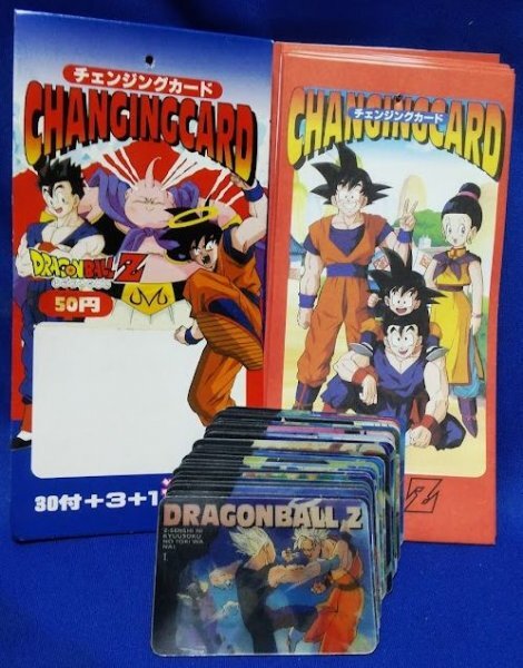 ドラゴンボールZ チェンジングカード ノーマルコンプ 全27種 台紙空き袋付き アマダ 天田