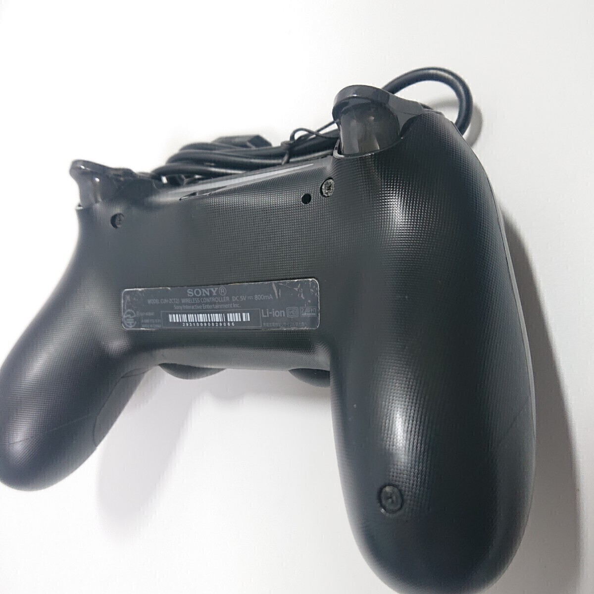 【清掃済み】PS4 純正 コントローラー 後期型 DUALSHOCK4 SONY デュアルショック4 USBケーブル _画像6