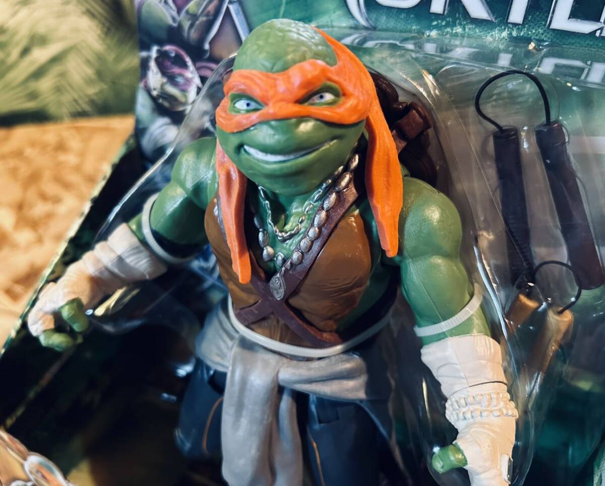 14' Playmates TEENAGE MUTANT NINJA TURTLES Figure 11 MIKE◇忍者ミュータントタートルズ◆ミケランジェロ◇公開当時レア11インチ未開封_画像9