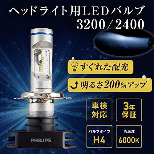 【数量＆期間限定!! 】PHILIPS フィリップス エクストリーム アルティノン H4用 LEDヘッドランプ 12953BWX2Y+T10 LEDウェッジ球セット_画像4