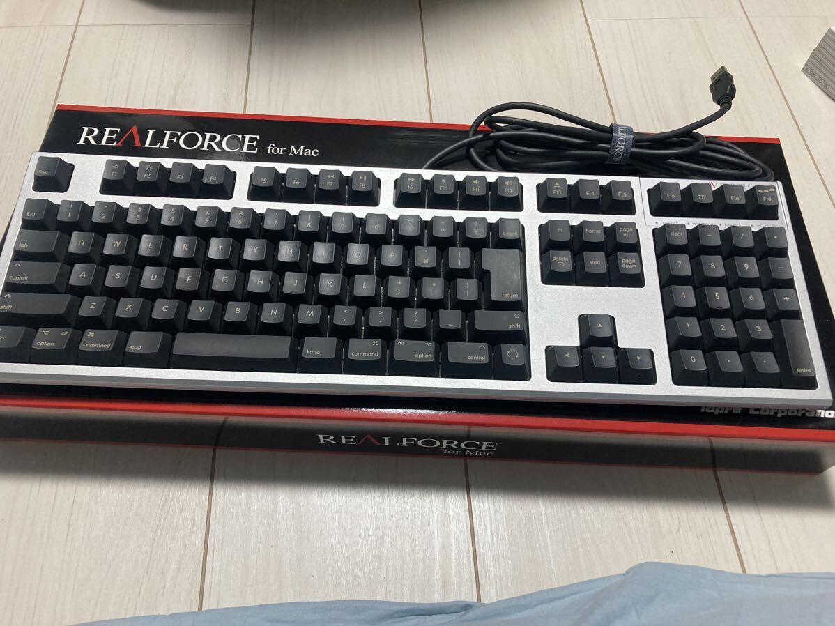 REALFORCE SA for Mac R2SA-JP3M-BK カラーキートップセットの画像1