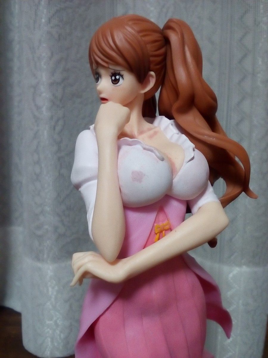 リペイント プリン フィギュア ワンピース 美少女 一点物 濡れ透け one piece repaint figure