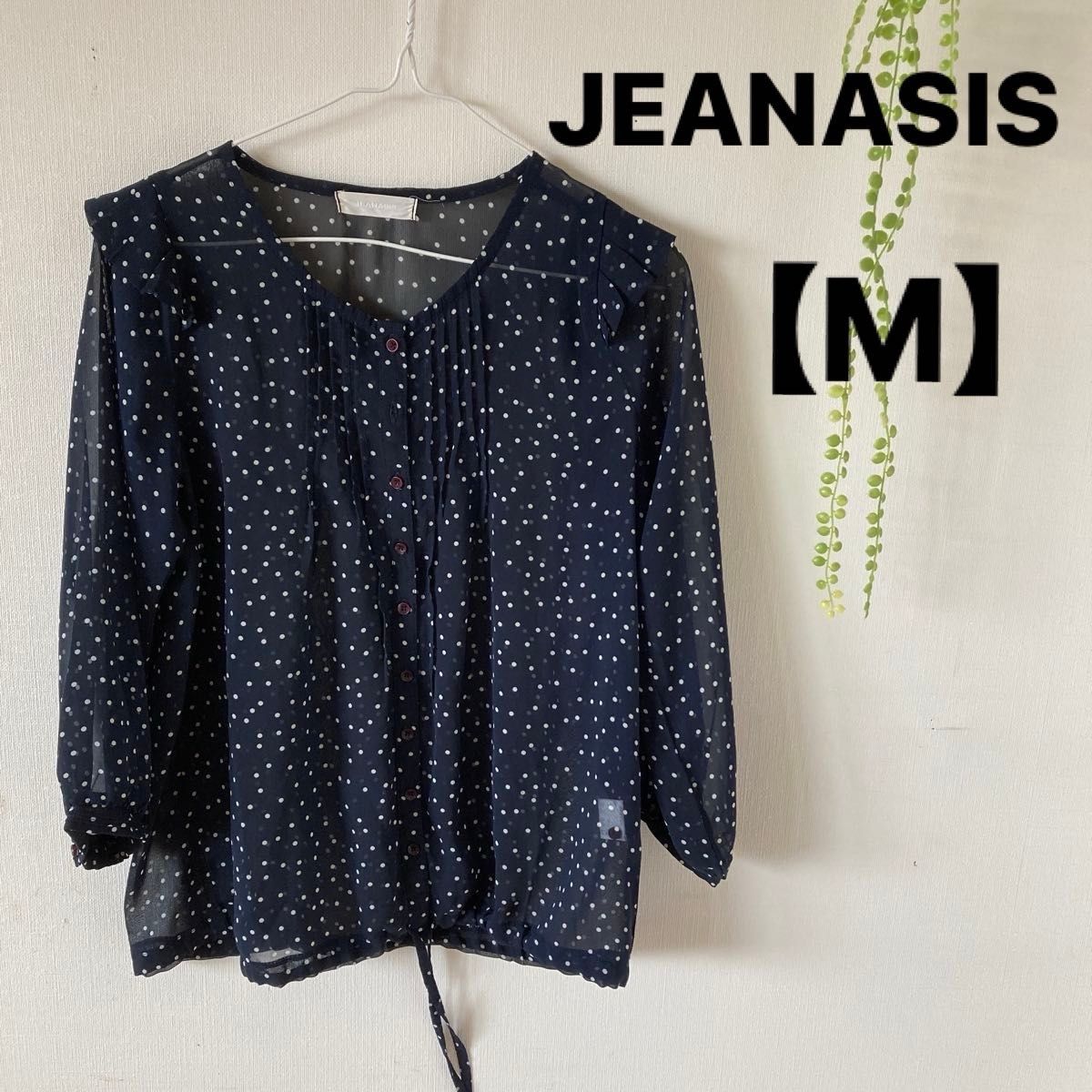 ジーナシスJEANASISブラウス シャツ カットソー【M】