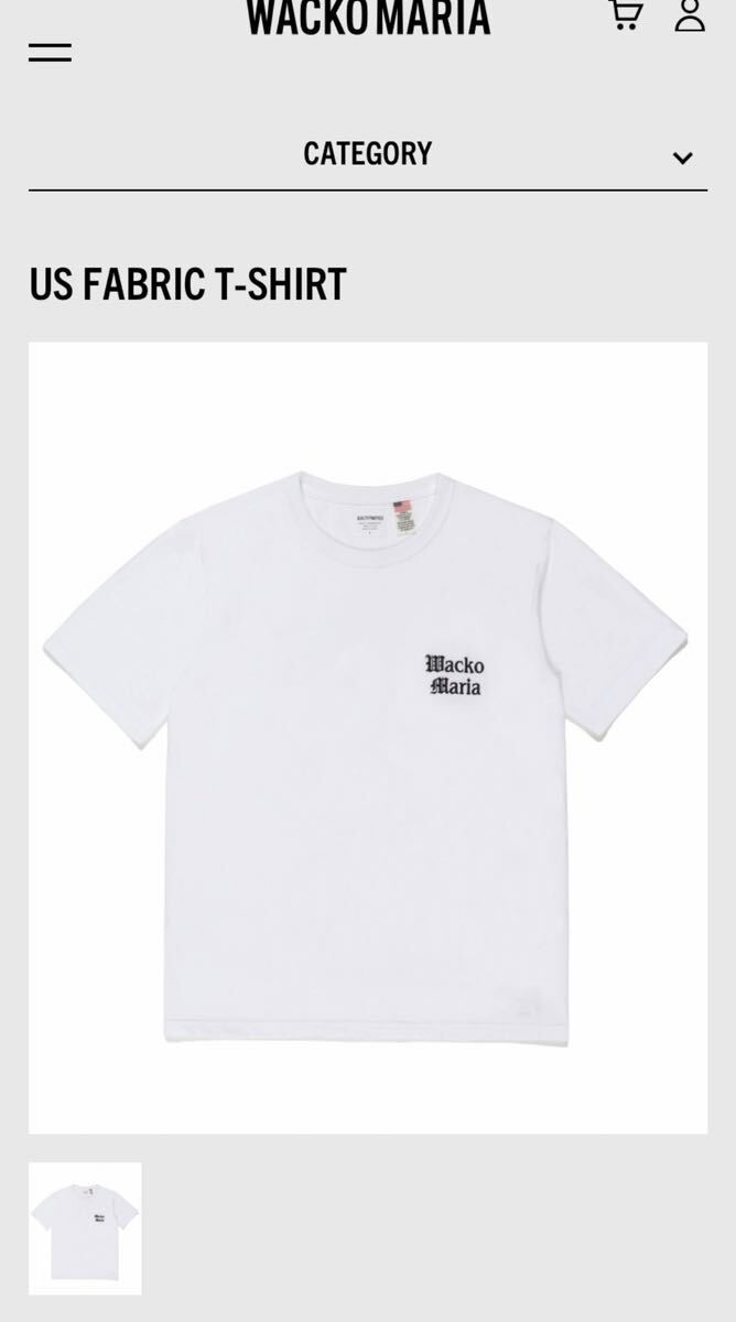 送料無料 XL WACKO MARIA US FABRIC T-SHIRT ワコマリア 刺繍 TEE Tシャツ T GUILTY PARTIES ホワイト 白 badsaikush 舐達麻の画像5