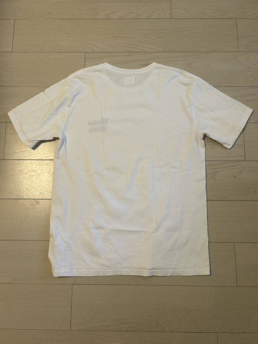 送料無料 XL WACKO MARIA US FABRIC T-SHIRT ワコマリア 刺繍 TEE Tシャツ T GUILTY PARTIES ホワイト 白 badsaikush 舐達麻の画像3