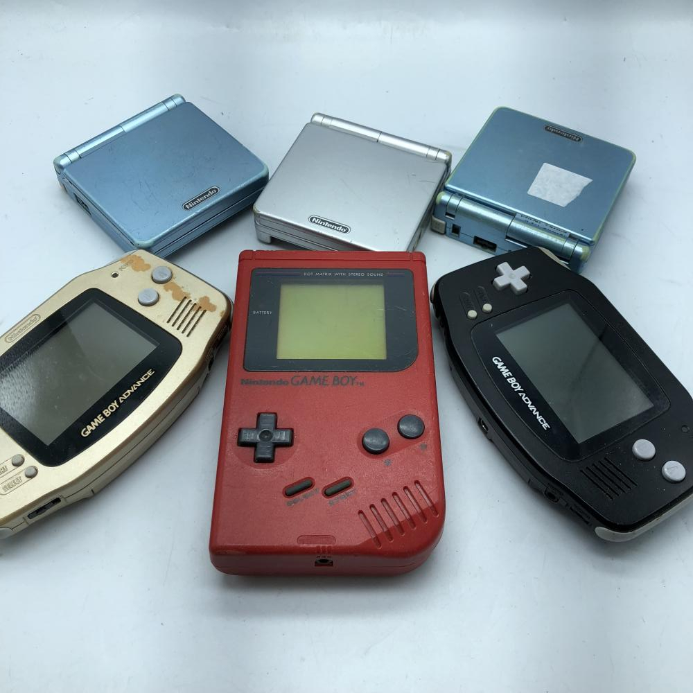 【中古】本体）【ジャンク】GBA 2台  GBA SP 3台 初代ゲームボーイ 1台 セット NINTENDO 任天堂[240031054284]の画像2