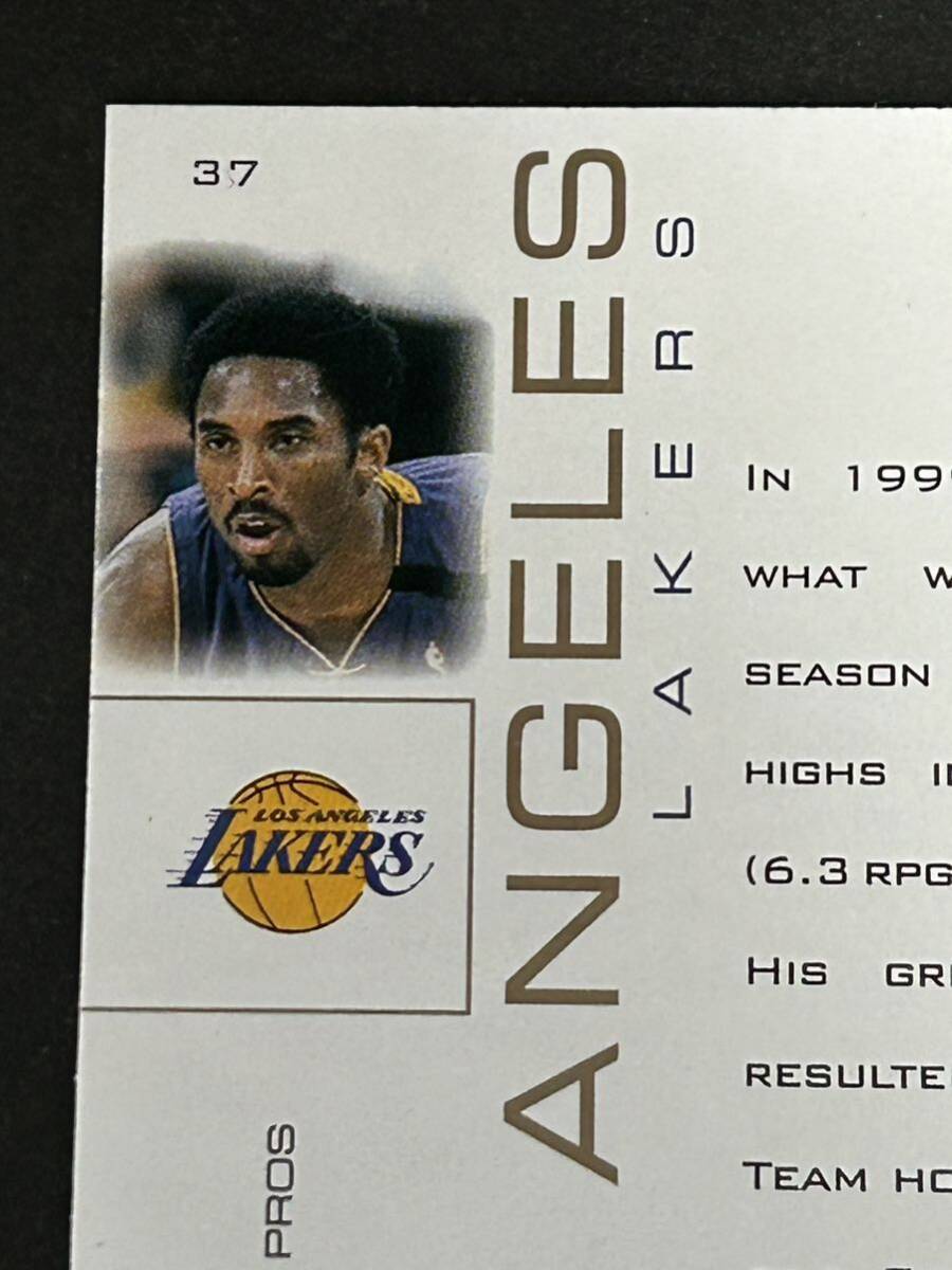 NBA 00-01 UPPER DECK PROS&PROSPECTS #37 Kobe Bryantの画像7